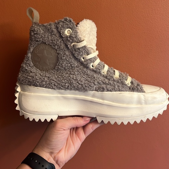 Fuzzy high top platform converse - Picture 5 of 6